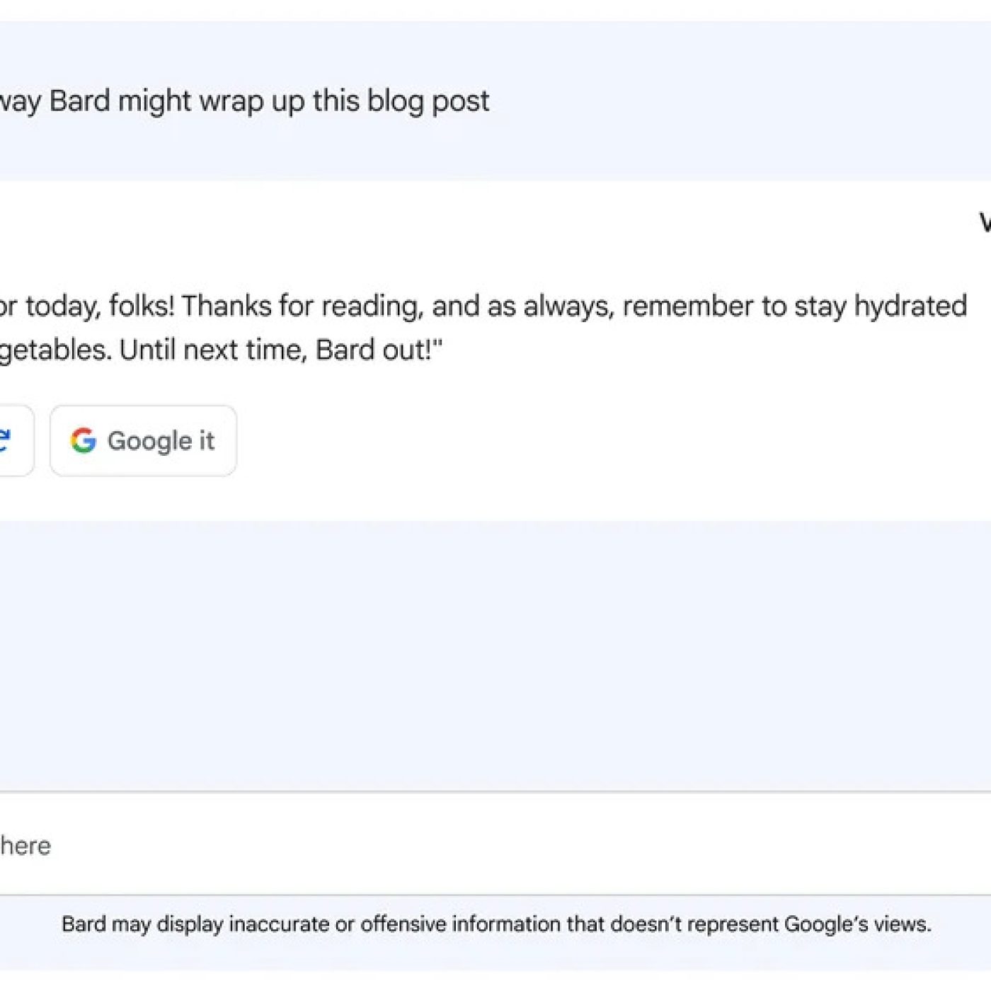 Sign up to try Bard from Google