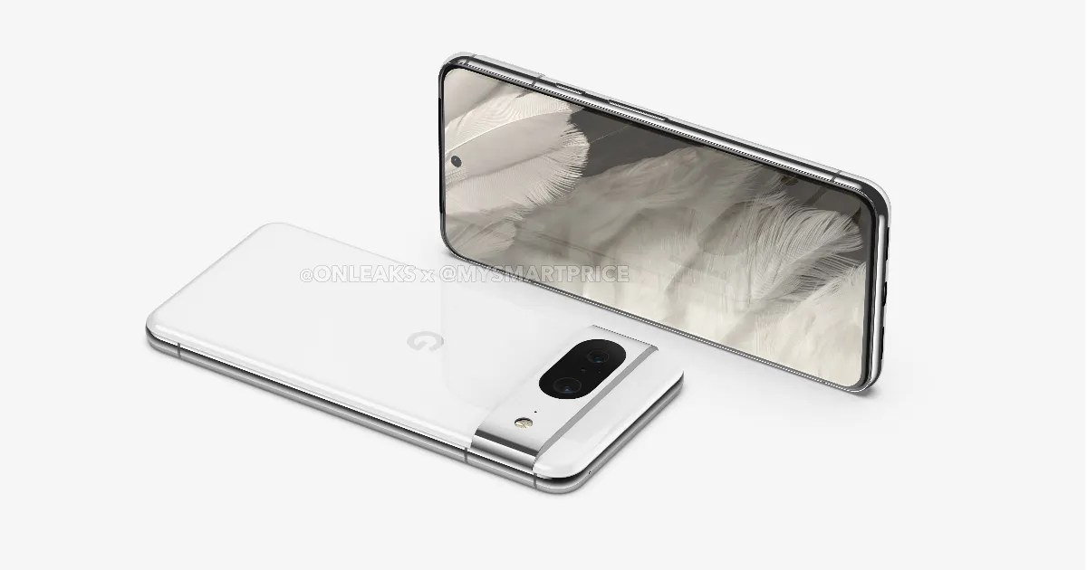 Render of the Pixel 8