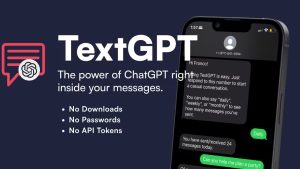 TextGPT TextGPT brings ChatGPT to your messages app.