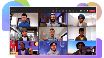 3D avatars in Microsoft Teams