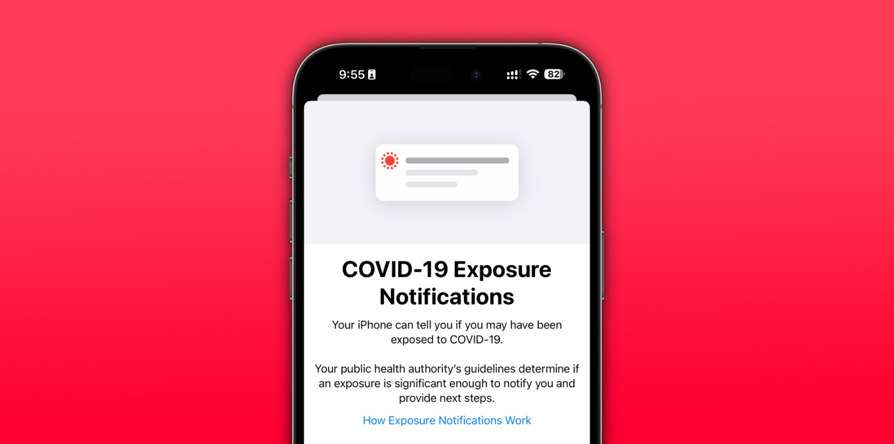 Health authorities can now end support for Apple’s COVID-19 Exposure Notifications