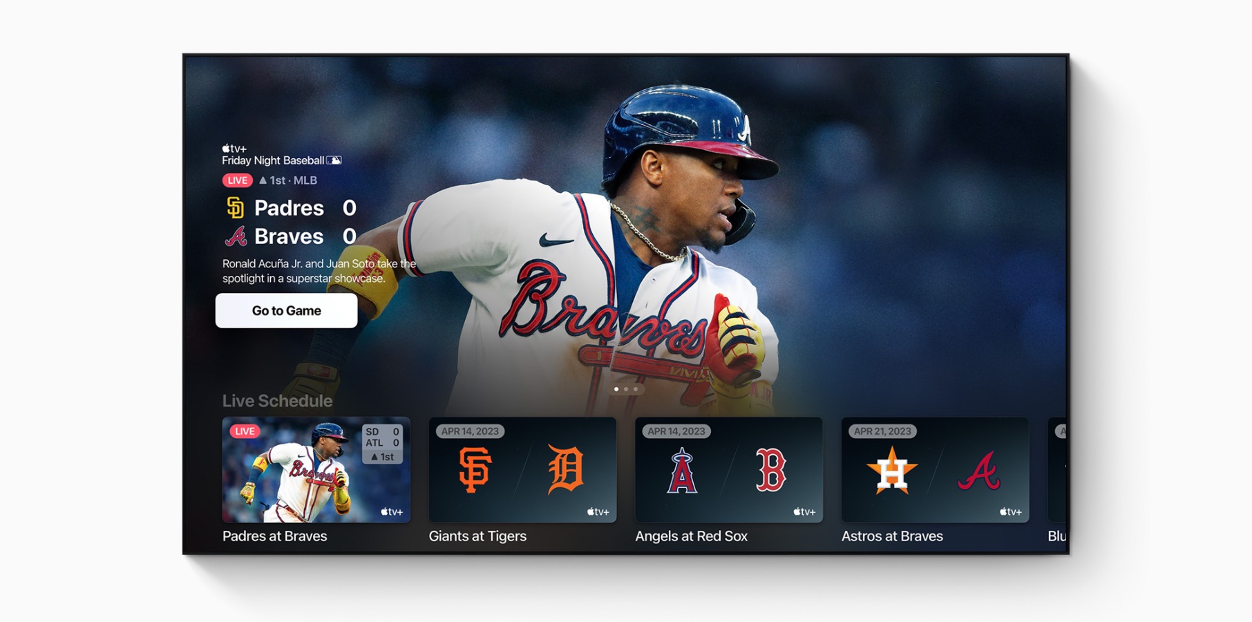 MLB Friday Night Baseball comes back to Apple TV Plus in April