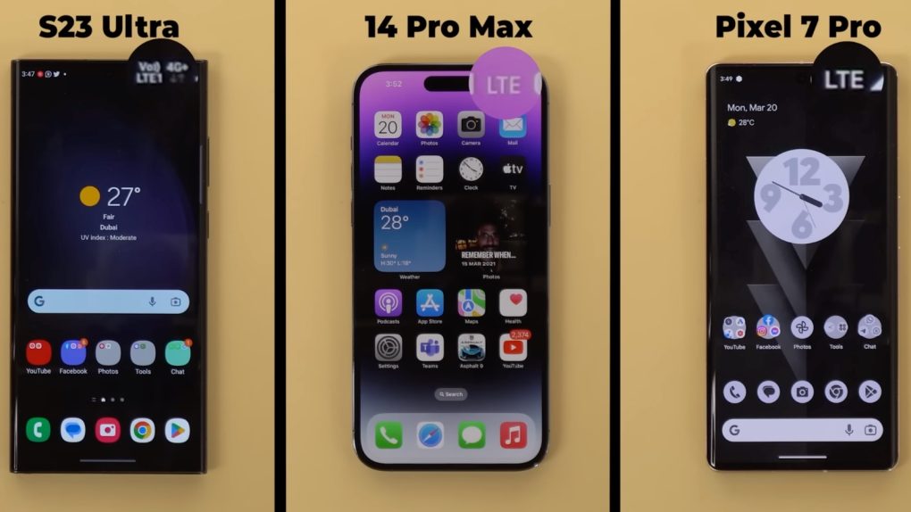 Galaxy S23 Ultra beats iPhone 14 Pro Max and Pixel 7 Pro in hardcore  performance test