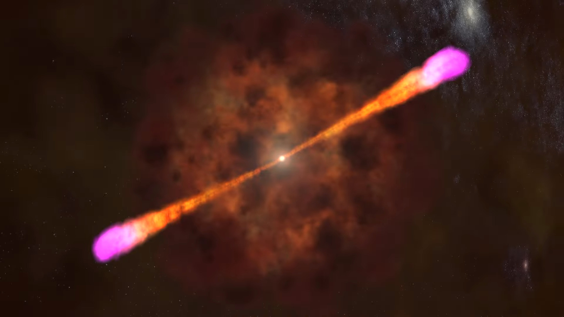 Largest gamma-radiation burst revealed a twist secret