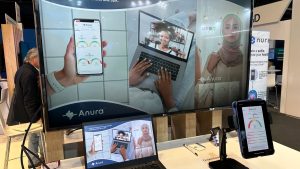 Nuralogix Anura "healthy selfie" tech at MWC 2023.