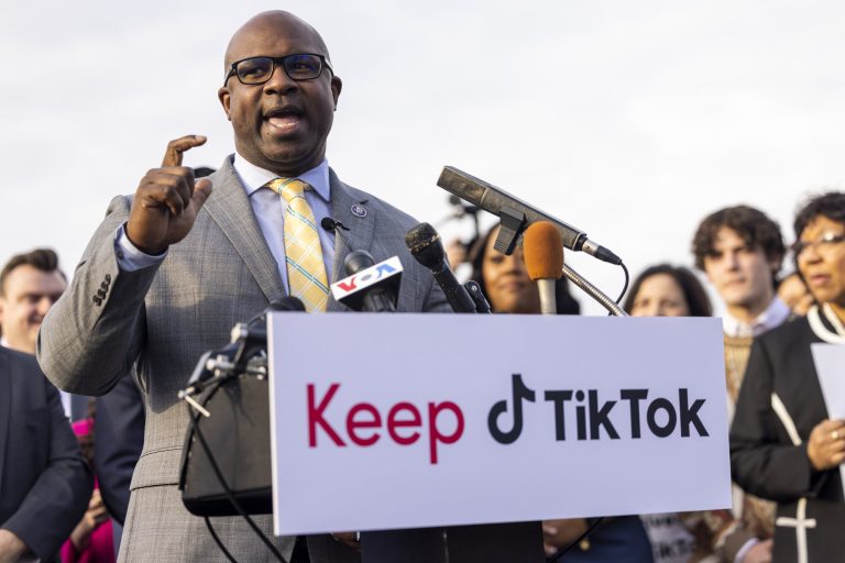 TikTok content creators protest against potential ban