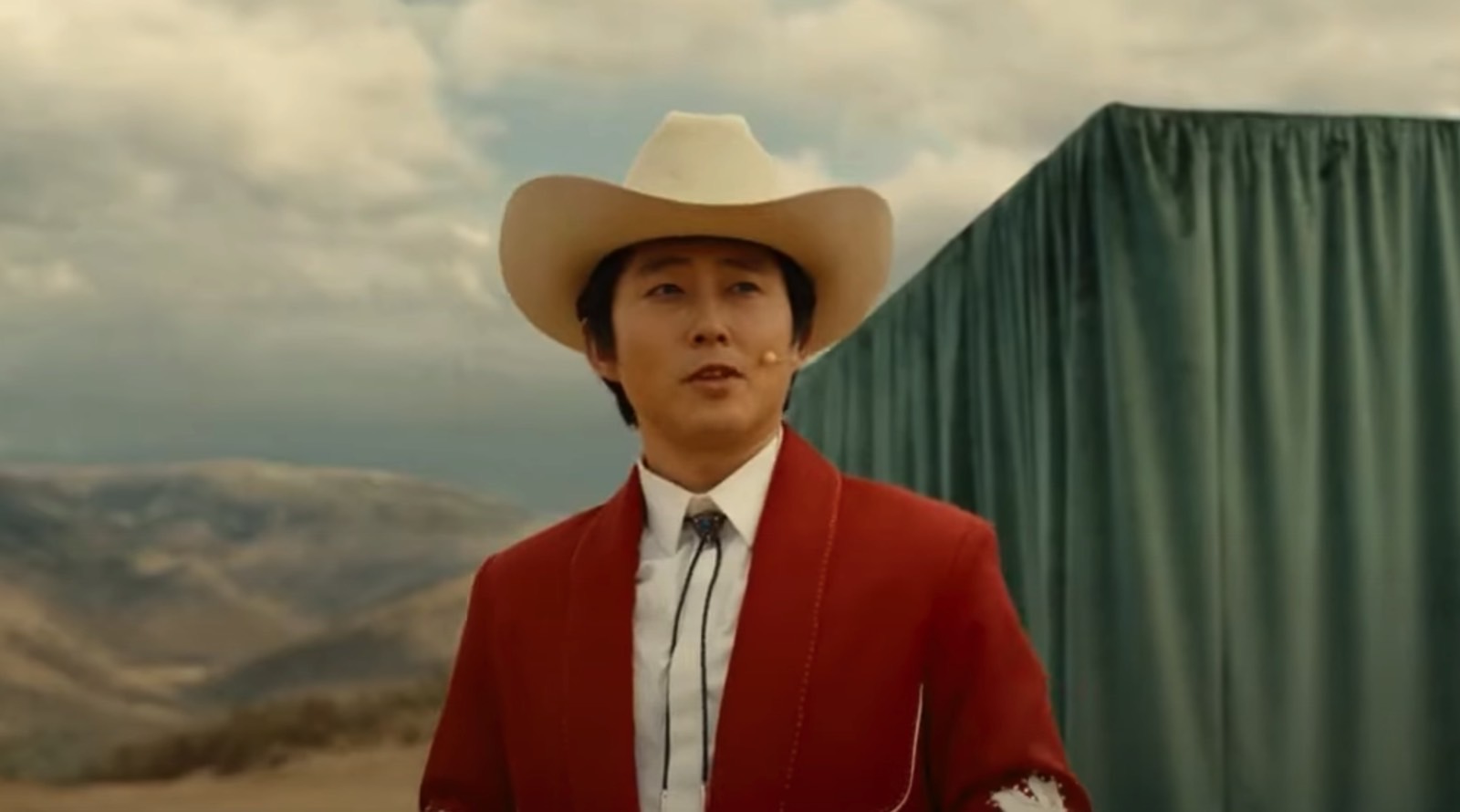 Steven Yeun in Jordan Peele's Nope.