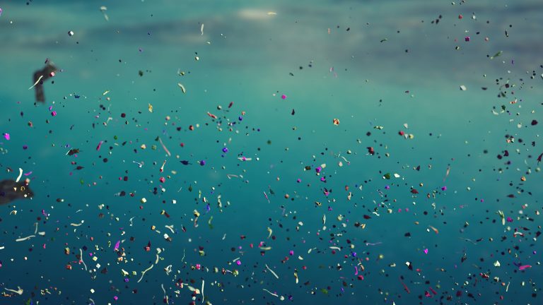 microplastics in ocean current