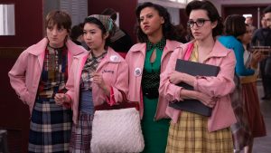 The cast of Grease: Rise of the Pink Ladies.