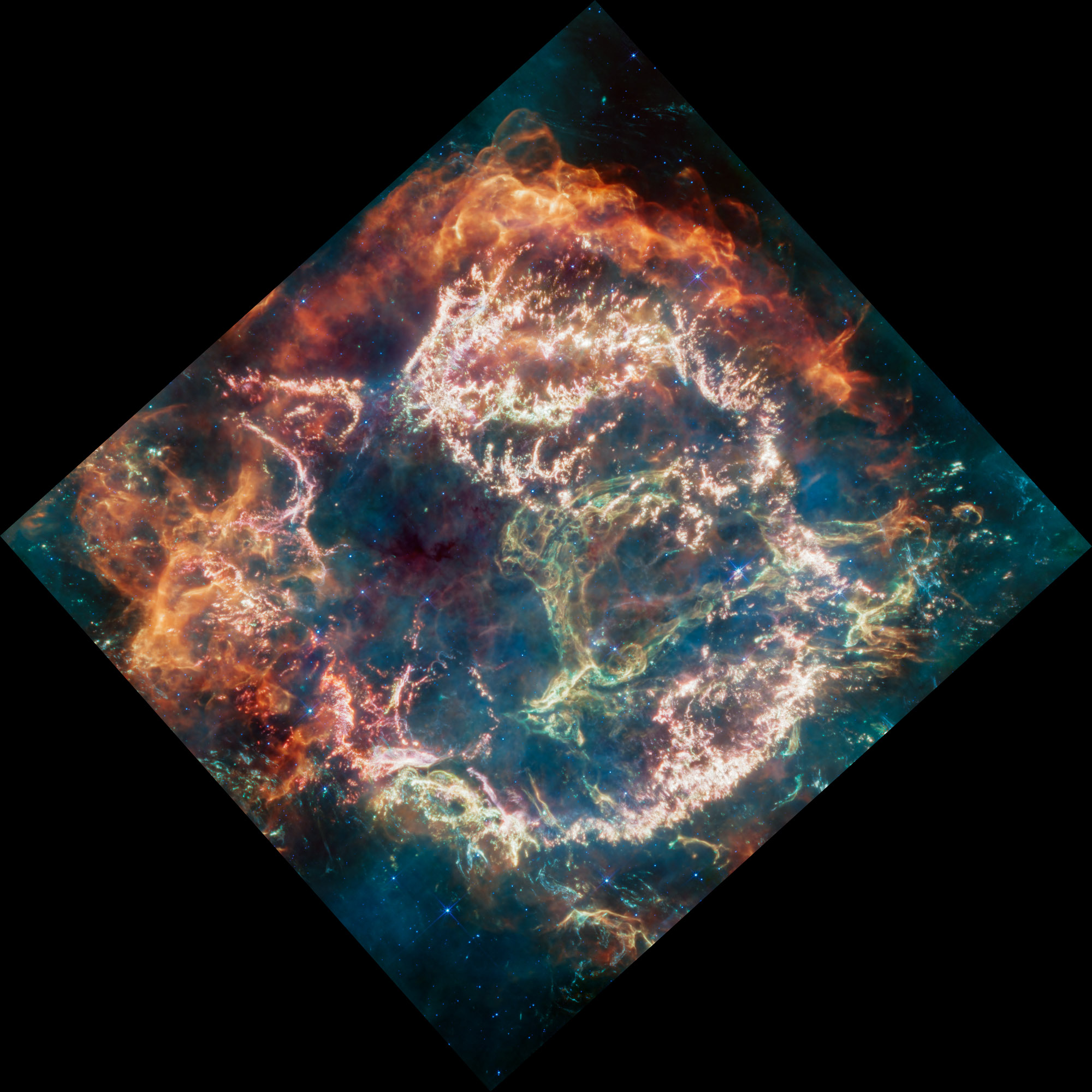 Cassiopeia A Webb image