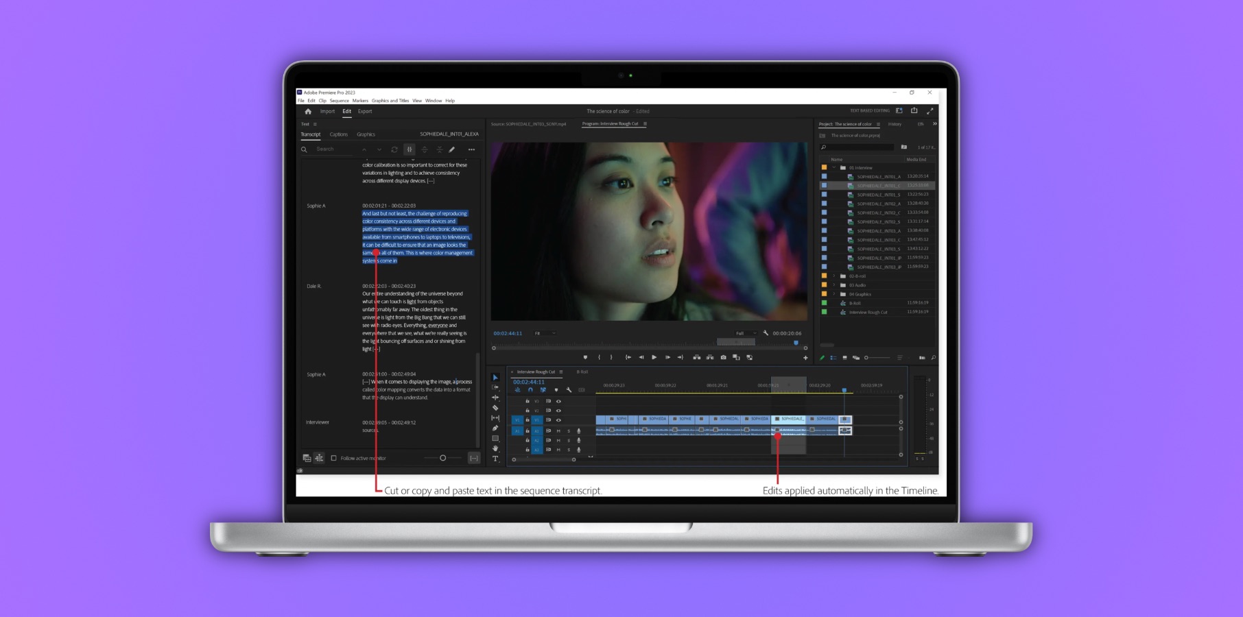 transcript adobe premiere pro