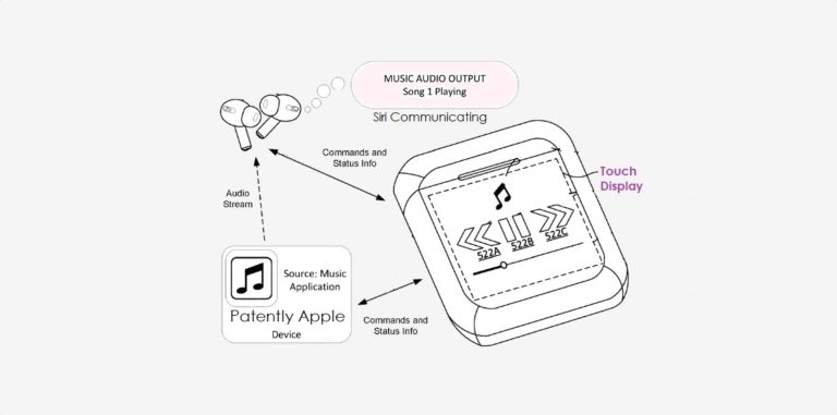 AirPods with interactive case