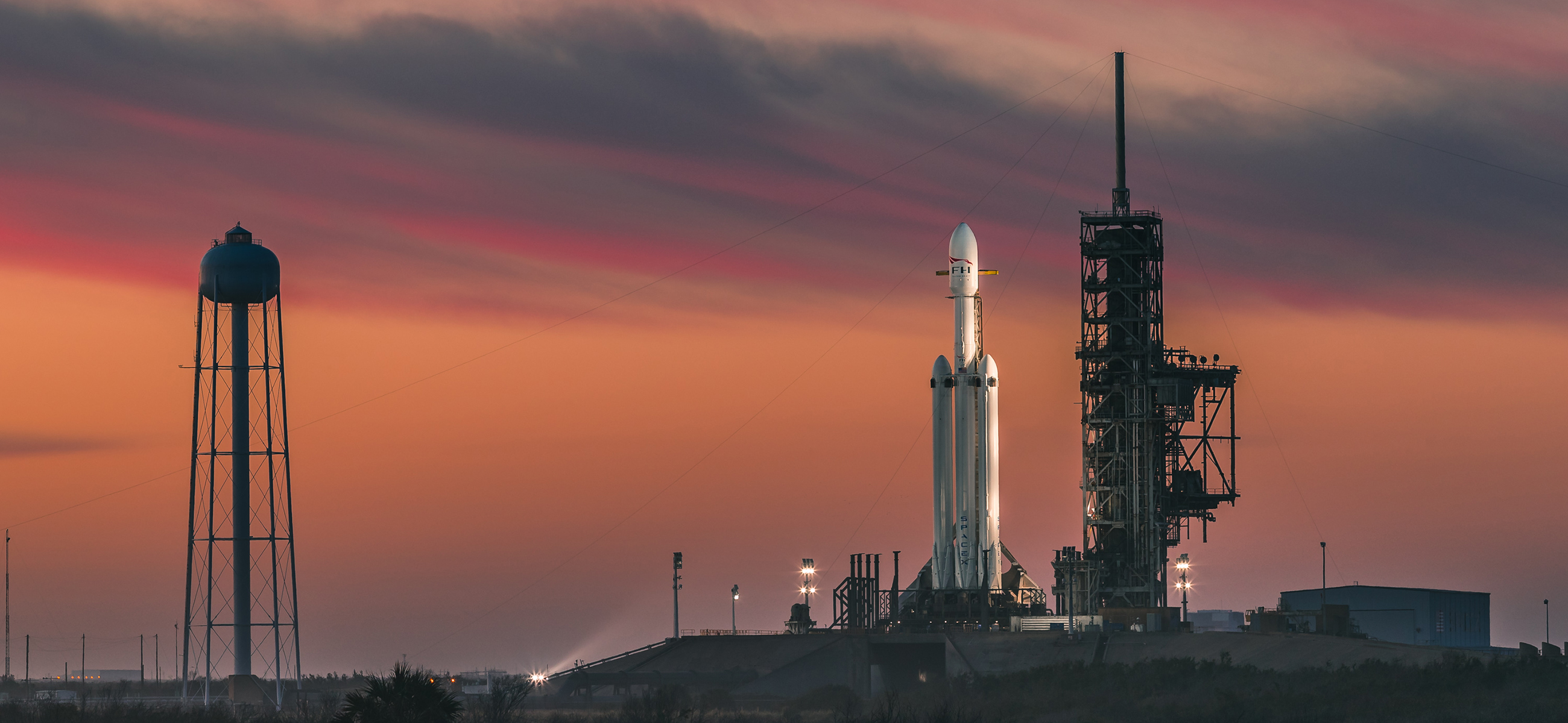 A Falcon Heavy rocket