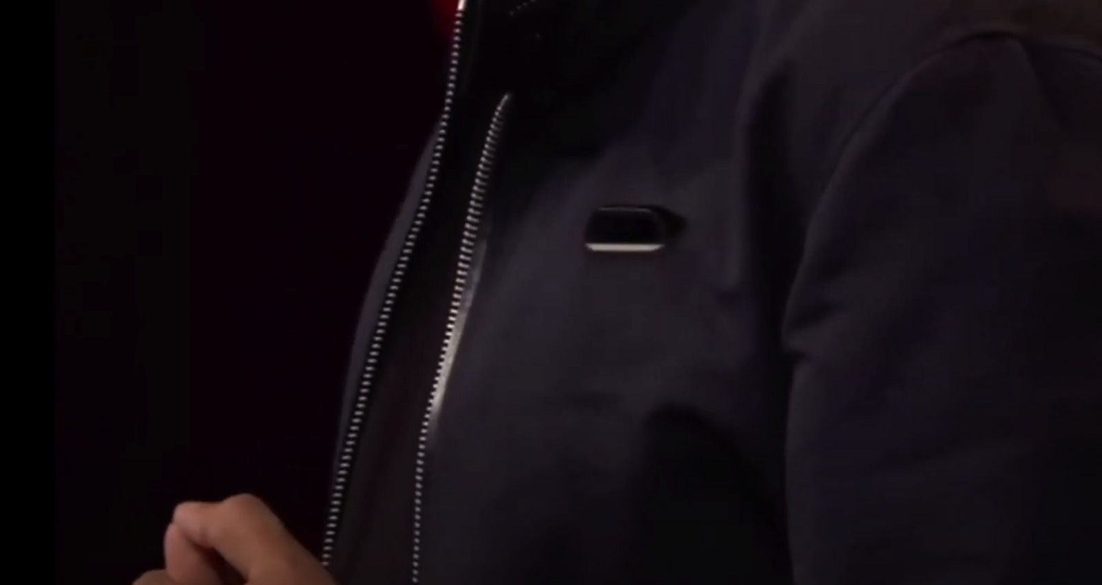 The jacket-worn Humane Star Trek-like AI communicator.