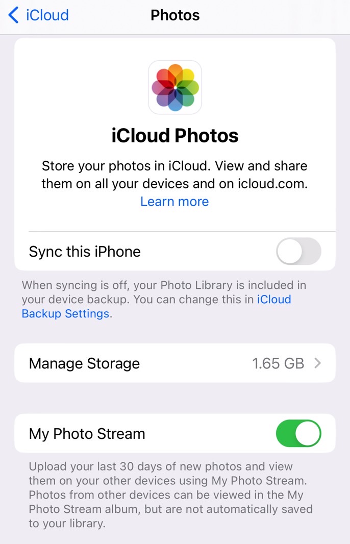 Как удалить фото из icloud но оставить на iphone