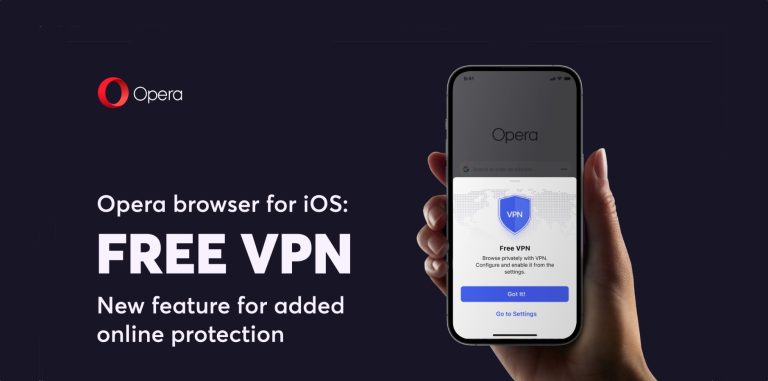 Opera built-in VPN iPhone