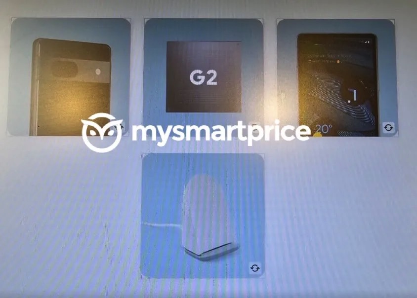 Pixel 7a design, chip, and wireless charger images from marketing materials leak.