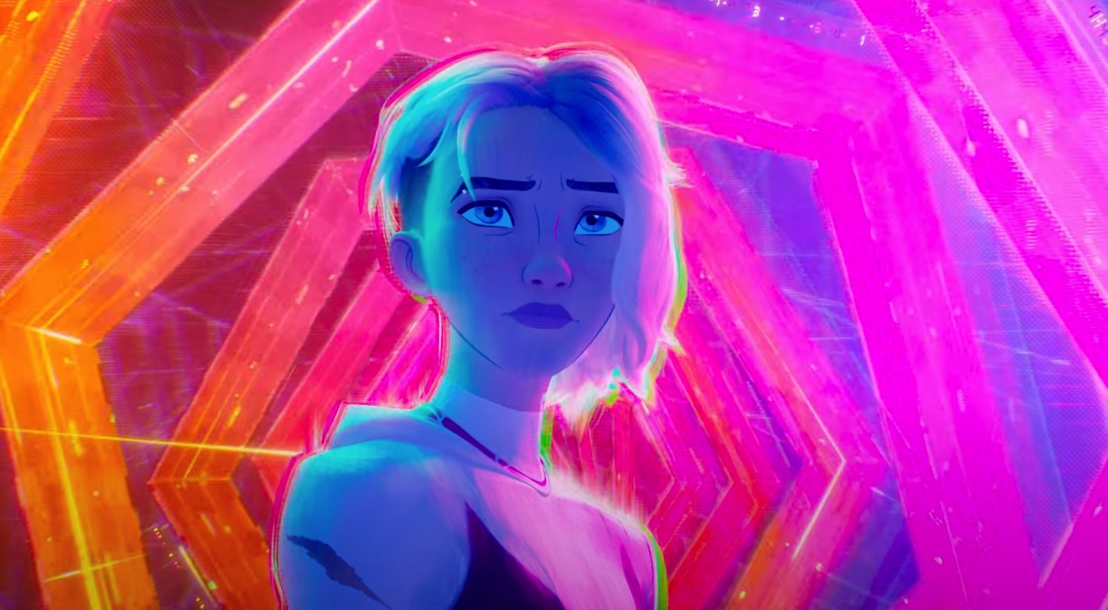 Spider-Gwen (Hailee Steinfeld) in Spider-Man: Across the Spider-Verse trailer.