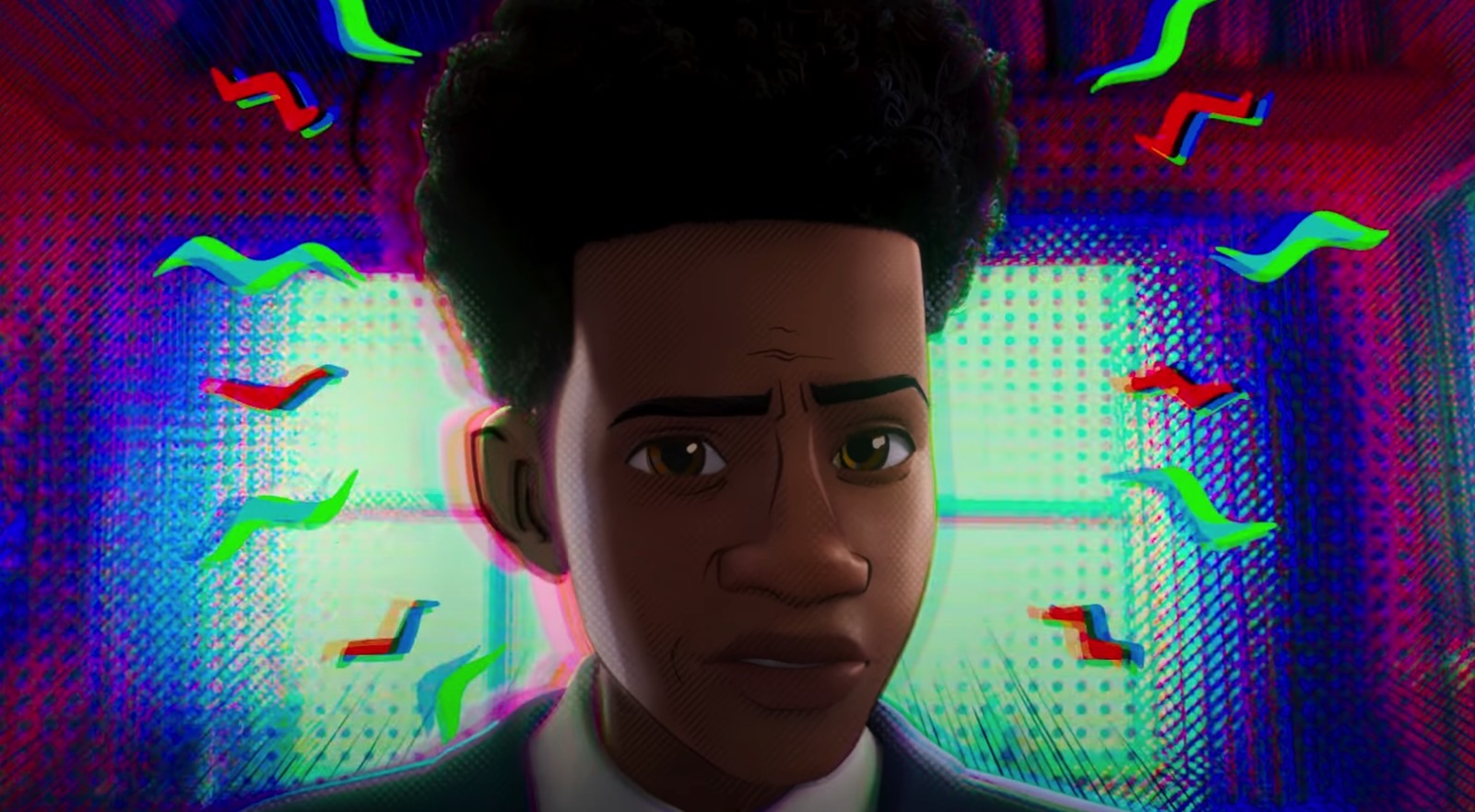 Miles Morales (Shameik Moore) in Spider-Man: Across the Spider-Verse trailer.