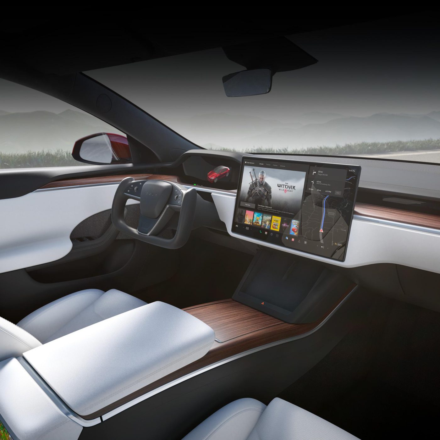 Tesla model online s yoke