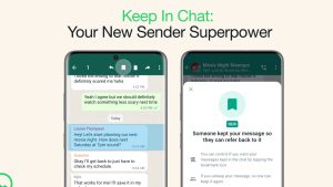 WhatsApp Keep In Chat feature