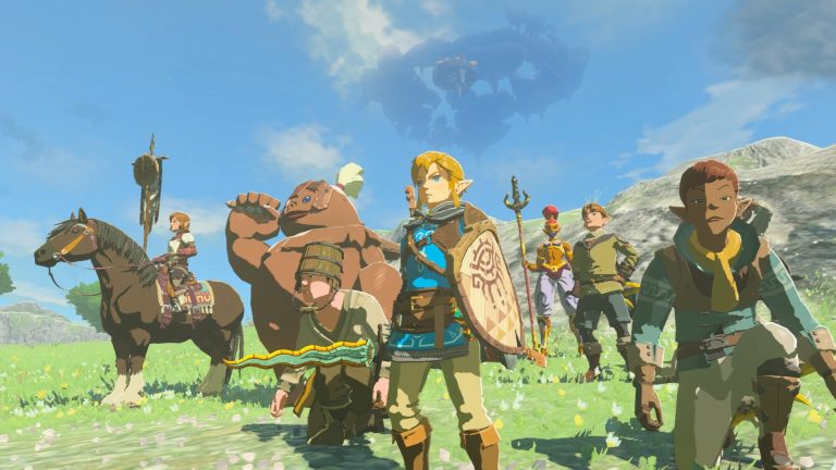 Link and his army in Zelda: Tears of the Kingdom.