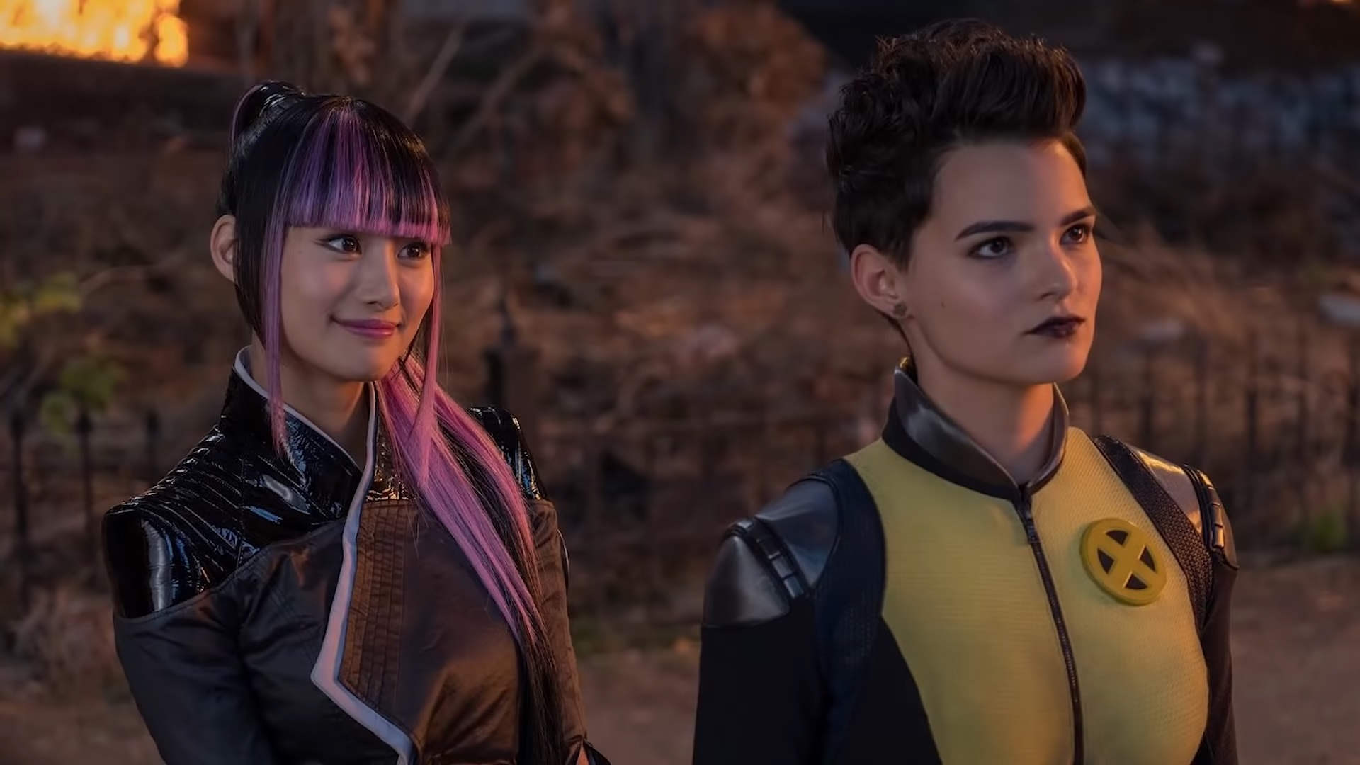 Yukio and Negasonic Teenage Warhead in Deadpool 2.