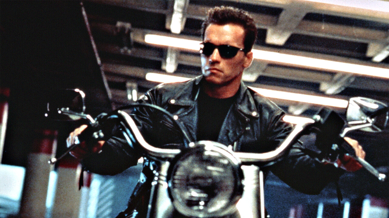 Arnold Schwarzenegger in Terminator 2: Judgment Day.