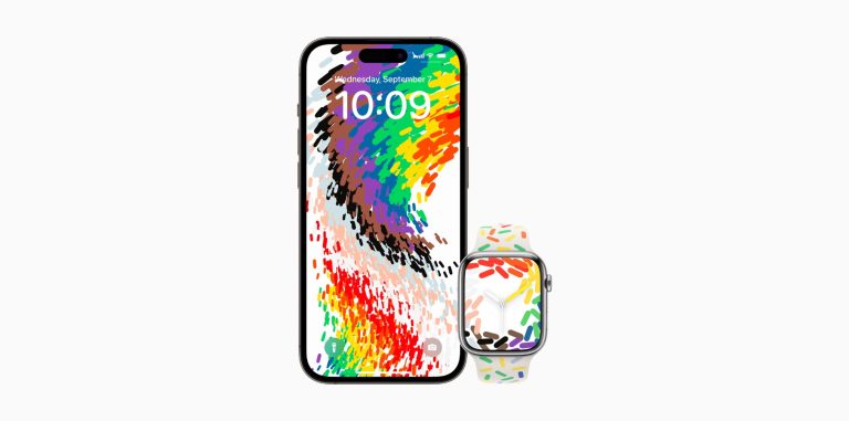 2023 Apple Watch Pride band, Watch Face, and iPhone wallpaper