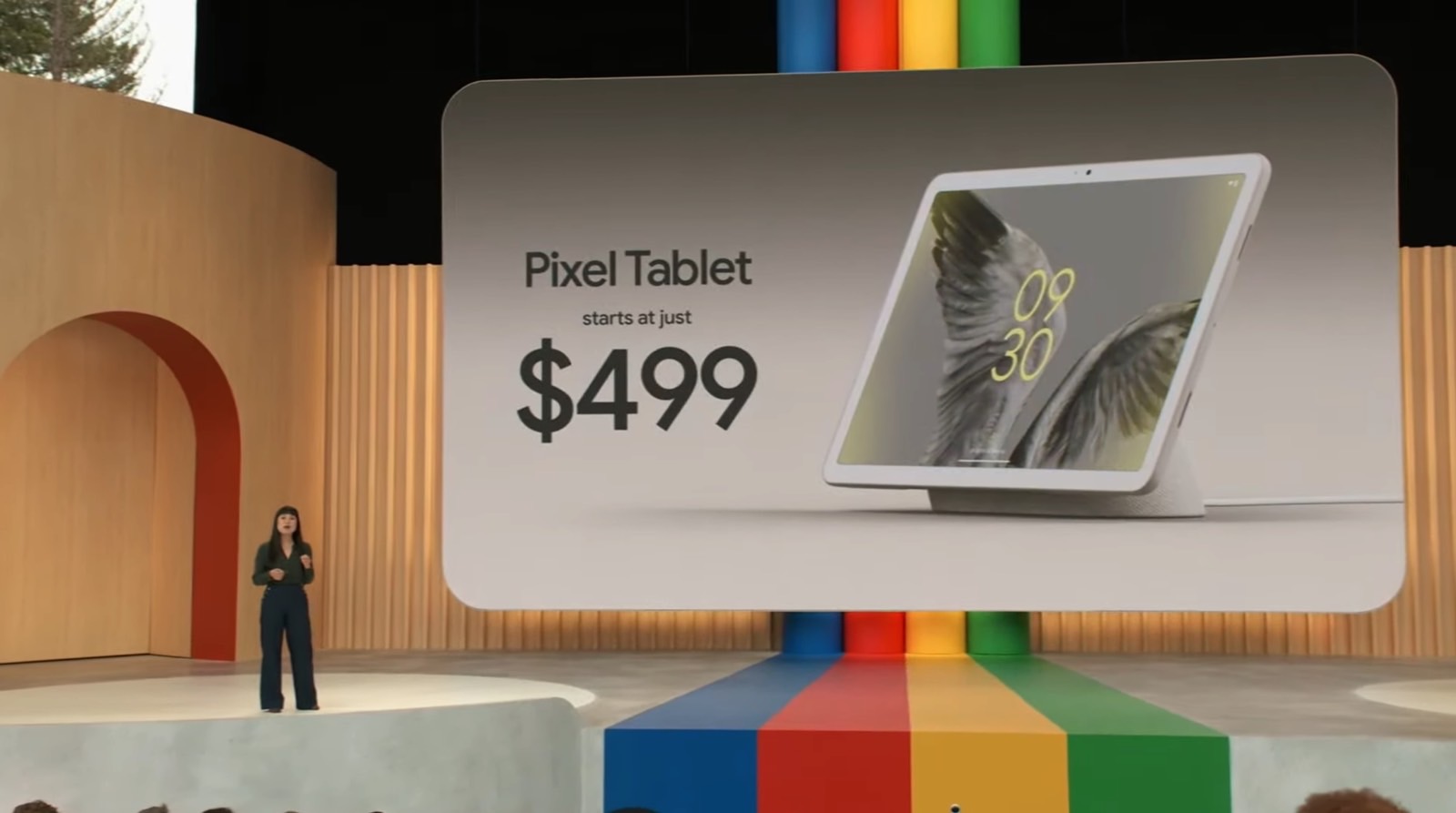 Pixel Tablet price announced at Google I/O 2023.