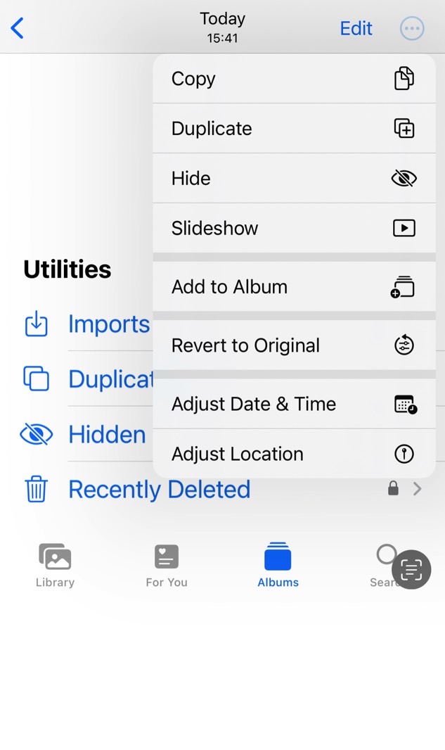 How to hide a single photos on iPhone.