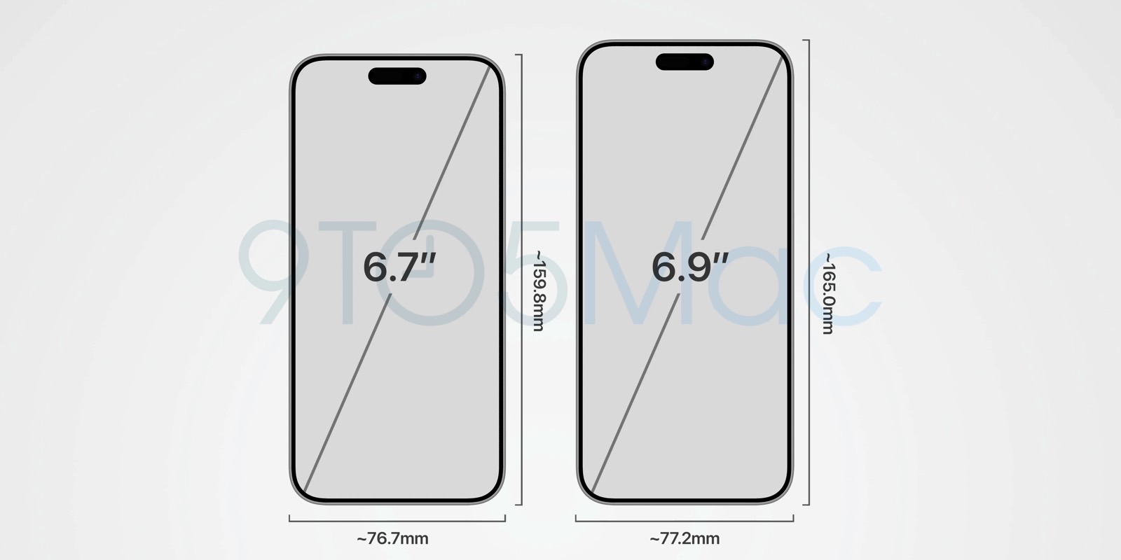 Leaked CAD files for iPhone 15 Pro Max and iPhone 16 Pro Max (Ultra).