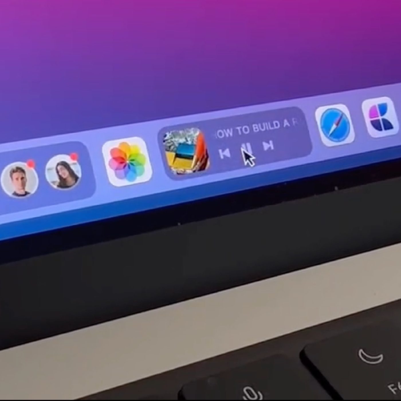 Macbook Pro (2023) Dock Mockup (Space Gray)