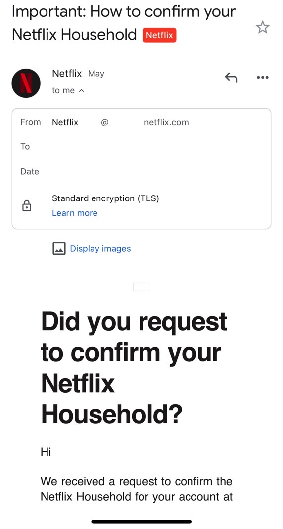 How to find hot sale my netflix email