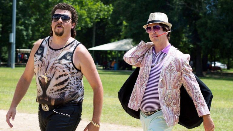 Danny McBride and Steve Little in Eastbound & Down.