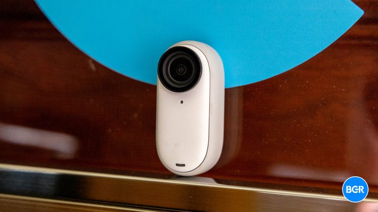 Insta360 GO 3 Action camera on a mirror