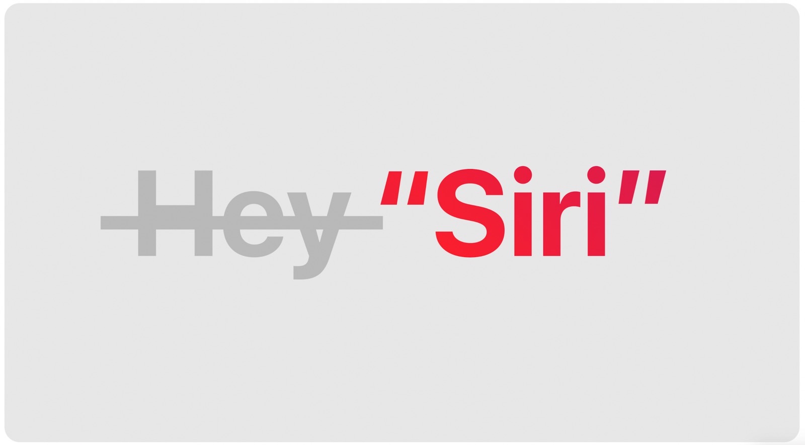 iOS 17 lets you use "Siri" instead of "Hey Siri."