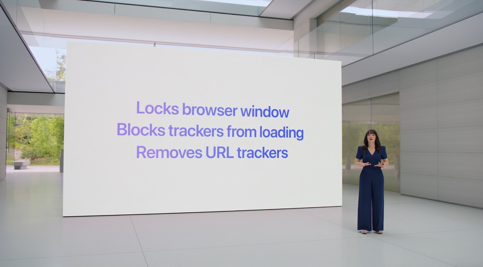 Safari new anti-tracking features.