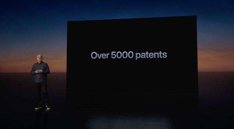 Apple filed more than 5,000 patents for the innovations behind Vision Pro.
