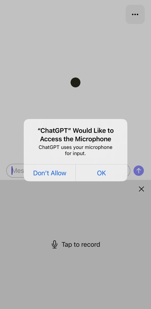 ChatGPT supports voice prompts on iPhone. Therefore, it can transcribe audio.
