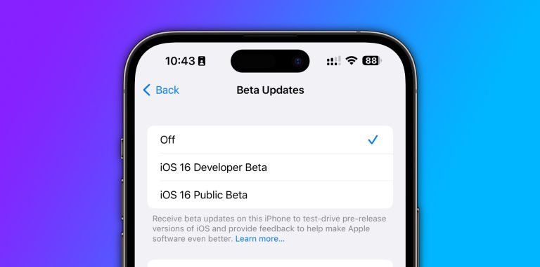 First iOS 17 beta