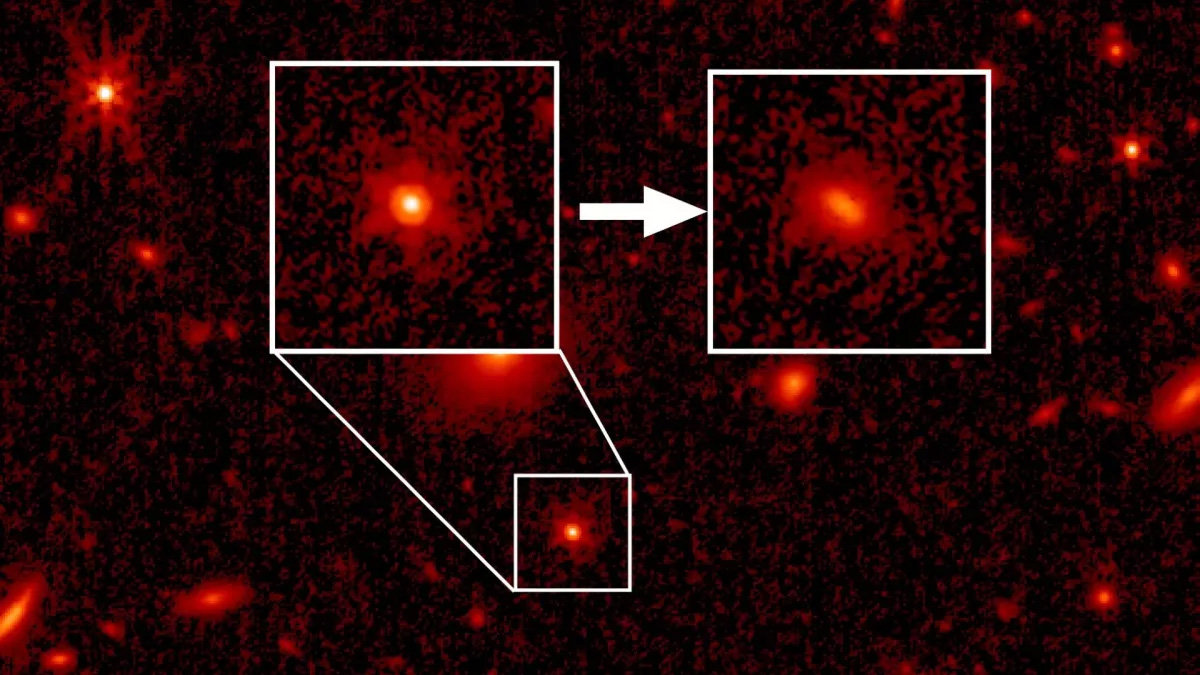 ancient quasar, james webb