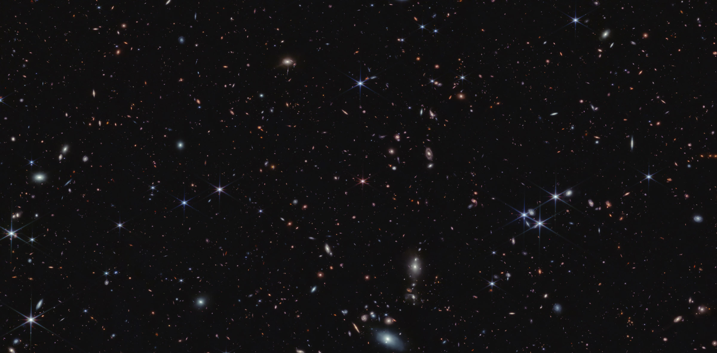 webb image showing how astronomers discovered more about evolution of early universe