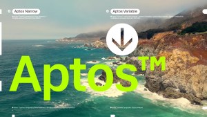 Aptos is the new default font for Microsoft 365.