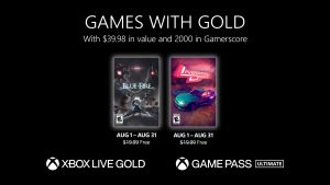 Xbox Games with Gold August 2023.