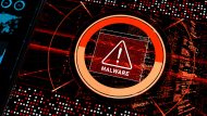 Malware detected warning screen.