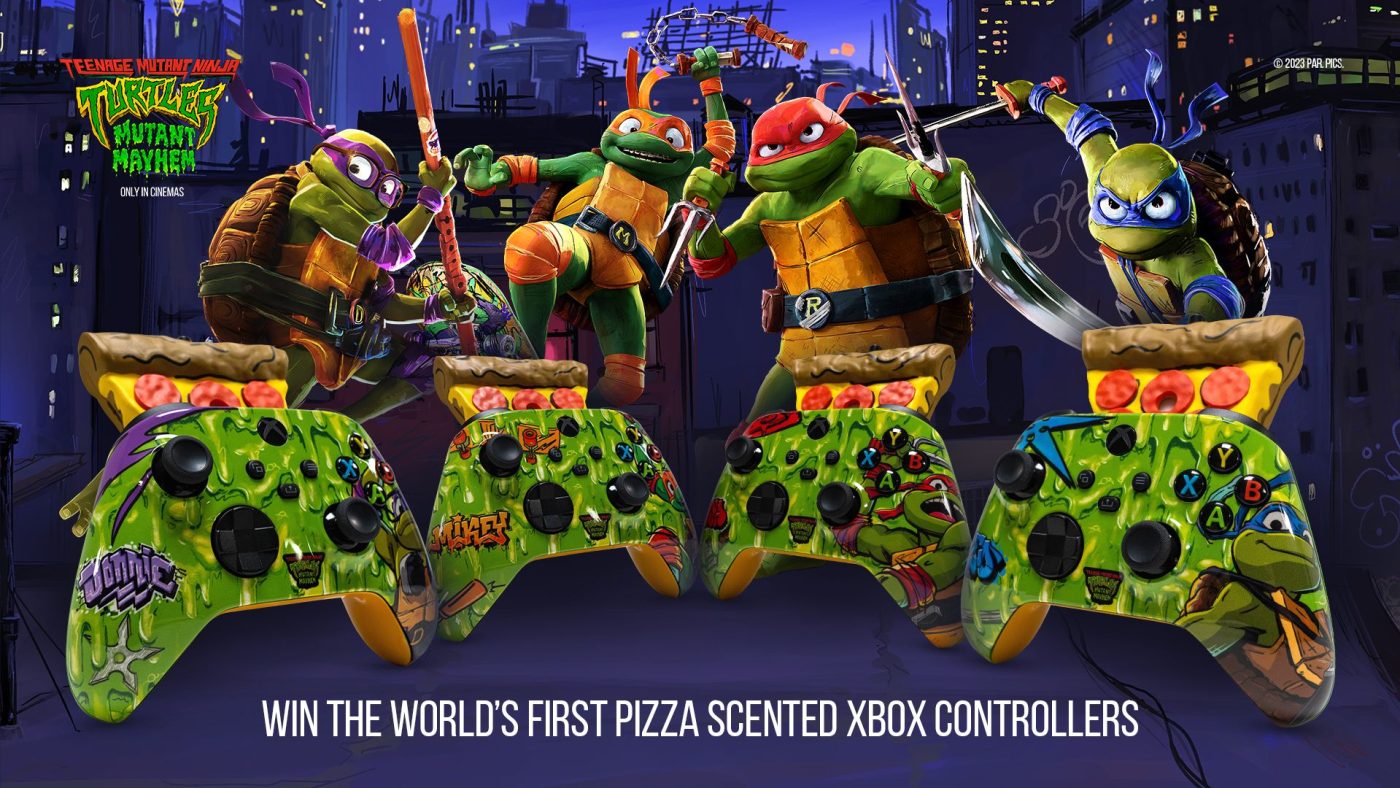 Microsoft really made a pizza-scented, Teenage Mutant Ninja Turtles-themed  Xbox controller