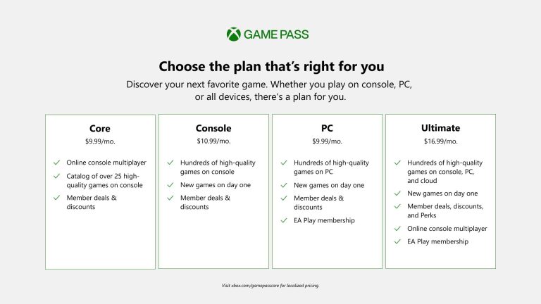 Xbox Game Pass Plans, Explained: How Much Does a Subscription Cost