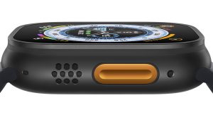 Apple Watch Ultra 2 with a dark finish