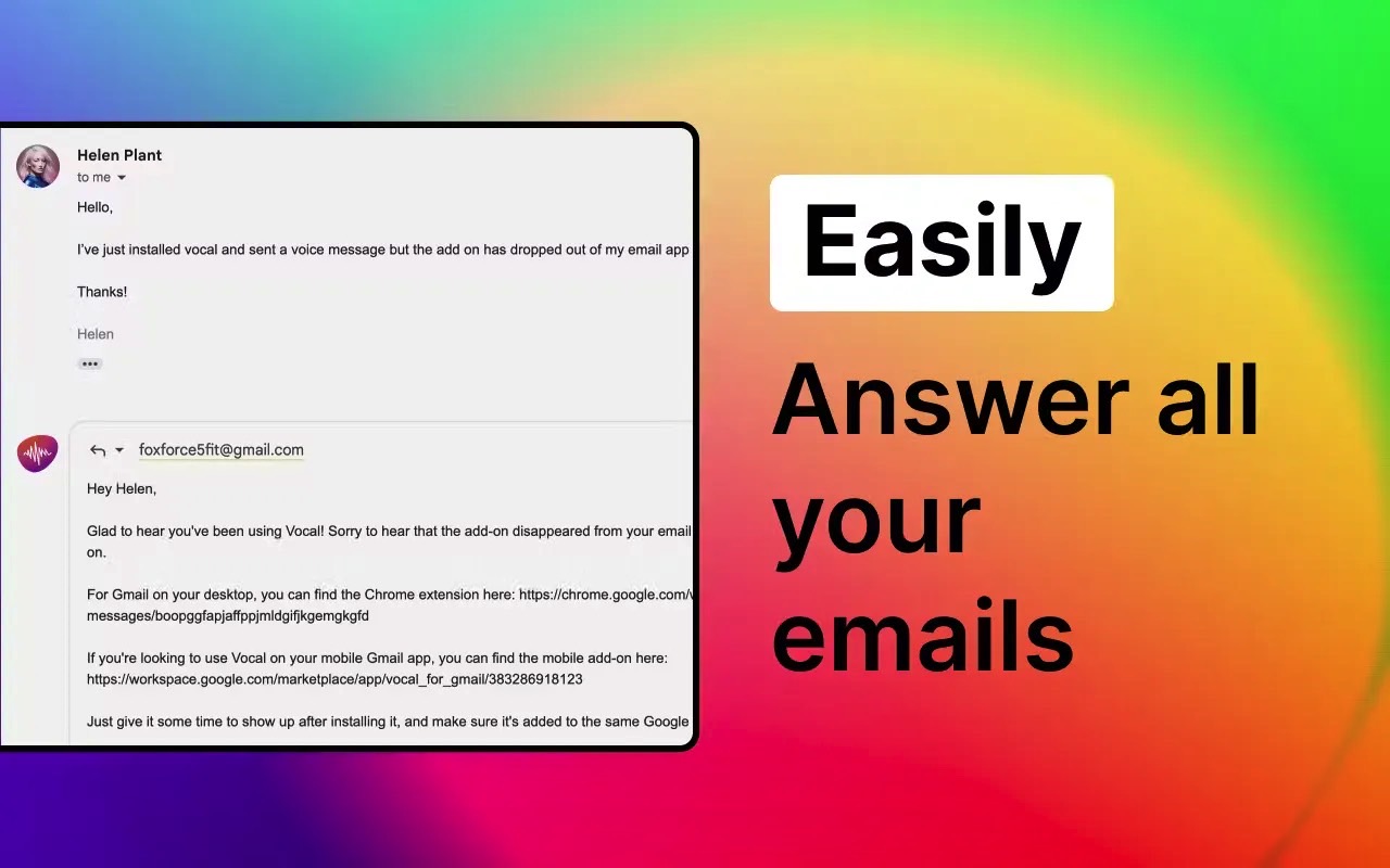 Auto Gmail uses ChatGPT to answer emails automatically.